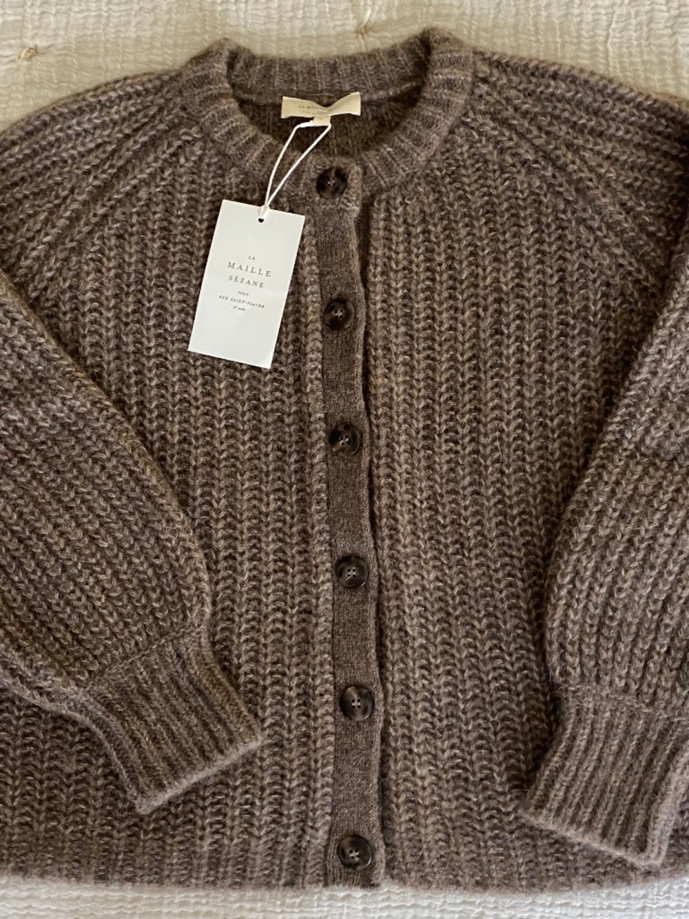 Sezane Emile 'Dark Taupe' NWT - Picture 2 of 11